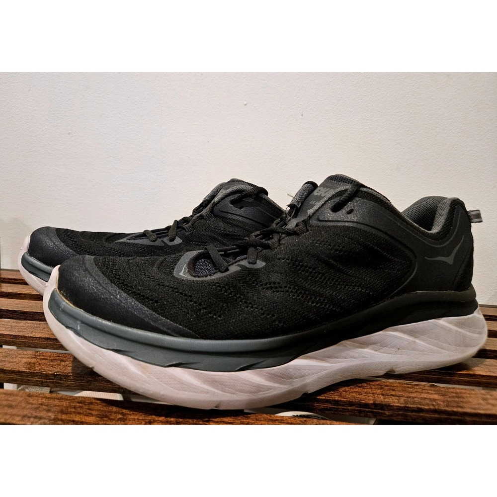 Hoka One One Akasa Black Dark Shadow Running Shoes Men's Size 12 Wide